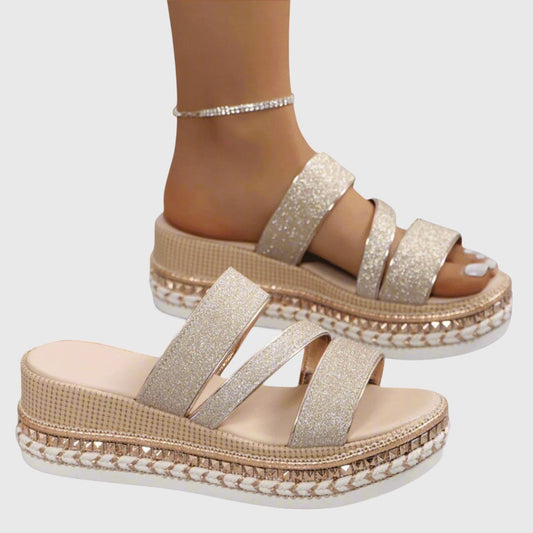 Isabel™ | Wedge Sandalen van Premium Materiaal
