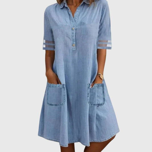 Isabel™ | Denim Mini Jurk