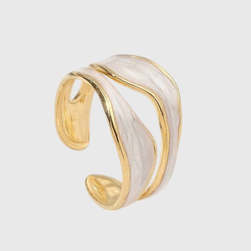 Isabel™ | Vintage Witgouden Ring