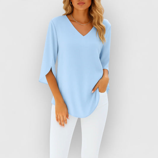Isabel™ | Elegante Blouse Met V-Hals