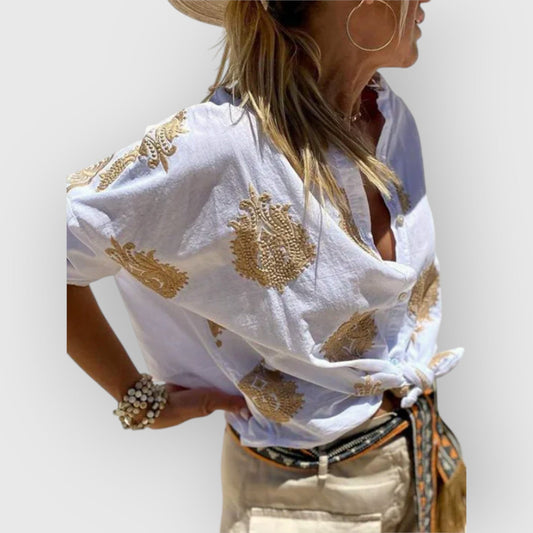 Isabel™ | Blouse Met Print